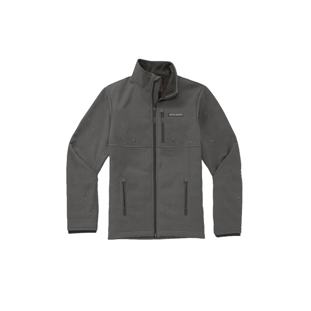 NEW OVER UNDER men's hydratech fleece jacket in gunmetal